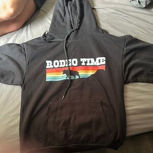 Black Rodeo Time Hoodie